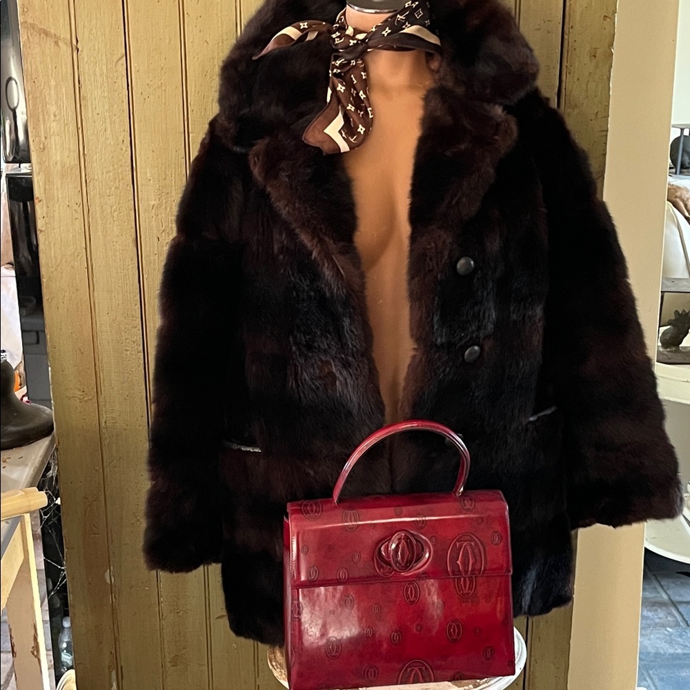 MINK COAT REAL FUR - Picture 14 of 14